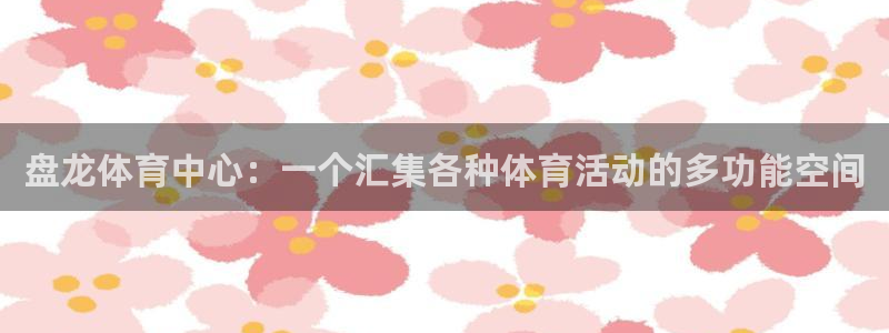 77体育官网：盘龙体育中心：一个汇集各种体育活动的多功能空间