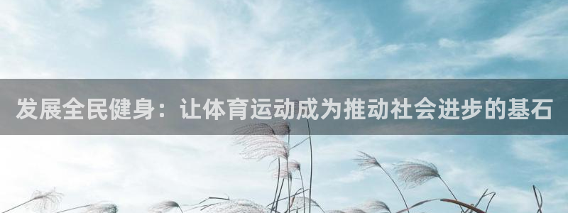 77体育官网：发展全民健身：让体育运动成为推动社会进步的基石